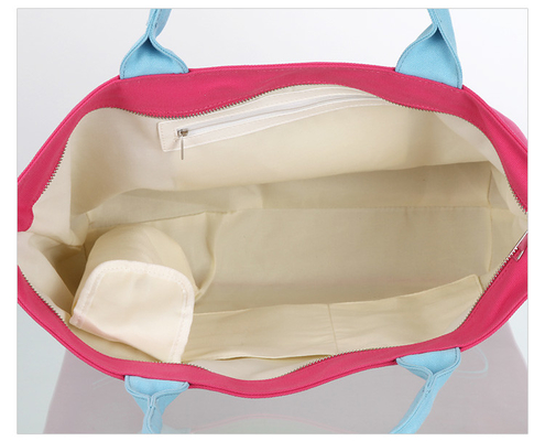 Υπερβολικά μεγάλες επαναχρησιμοποιήσιμες τσάντες αγορών, σαφής τσάντα Zippered Tote για τις γυναίκες