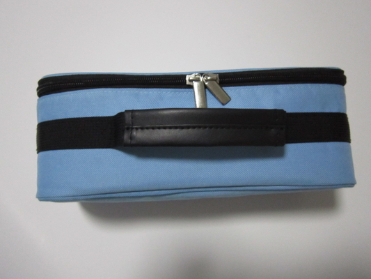 Μικρή μπλε τσάντα εργαλείων ταξιδιού/πλήρες διπλό φερμουάρ εξαρτήσεων εργαλείων της Οξφόρδης